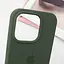 Чохол Silicone Case Full Protective (AA) для Apple iPhone 15 Pro (6.1) Зелений / Cyprus Green - мініатюра 3