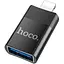 Адаптер Hoco UA17 Lightning Male to USB female USB 2.0 adapter Чорний - мініатюра 1