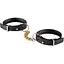 Наручники из экокожи Bijoux Indiscrets Maze - Thin Handcuffs Black - миниатюра 1