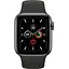 Apple Watch Series 5 LTE 40mm Space Gray Aluminum w. Black b.- Space Gray Aluminum (MWWQ2) - миниатюра 1
