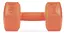 Гантели композитные PowerPlay 4124 Hercules 2*1 кг Оранжевые 2 шт (PP_4124_1kg_2in) - миниатюра 4