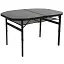 Стіл Bo-Camp Northgate Oval Black Grey 120 x 80 см (1404187) - мініатюра 1