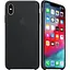 Оригинальный силиконовый чехол Apple Silicone Case для iPhone XS Max (6.5") Black (MRWE2ZM/A) - миниатюра 1