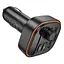 АЗП з FM-модулятором BOROFONE BC59 Heroic car BT FM transmitter Black - мініатюра 6