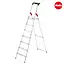 Стремянка алюминиевая Hailo L60 Standard Line, 7 ступеней (8160707) - миниатюра 1