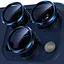 Захисне скло Epik Metal Classic на камеру у упак. для Apple iPhone 15 Pro 6.1/15 Pro Max 6.7 Синій/Dark Blue - мініатюра 2