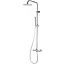 Душова система Corsan Lugo хром з термостатом CMN026, Хром - мініатюра 1