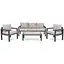 Комплект садовой мебели Di Volio Brescia 3 Серый/Светло-серый - миниатюра 1