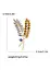 Брошь Колосья пшеницы колоски брошь-булавка символ Украины - миниатюра 3