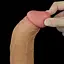 Реалістичний вібратор Lovetoy Nature Cock 23 см тілесний - мініатюра 12