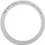 Стальная пластина DK для MagSafe Ring Letter на скотче (Кольцо О / white) - мініатюра 1