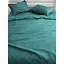 Комплект постільної білизни Ecotton Dark Green євро полісатин темно-зелений (25190) - мініатюра 4