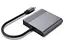 Адаптер Cablexpert A-CM-HDMIFDPF-01, USB Type-C на HDMI/DP - мініатюра 3