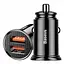 Автомобильное зарядное устройство для Baseus Circular Plastic А+А 30W Black CCALL-YD01 - миниатюра 3