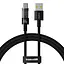 Кабель Baseus Gem Fast-Charging Data Cable USB to USB-C 100W 2m Cluster Black - мініатюра 1