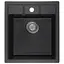 Кухонная мойка Zerix ZS-4651S-03 black ZX4564, Черный матовый - миниатюра 1