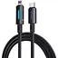 Кабель Baseus Lit Button Control Fast Charging Data Cable USB-C to iP 20W 1 м Чорний - мініатюра 1