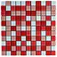 Мозаїка дзеркальна Wall Sticker 298х298х4.5мм червона SW-00002367 - мініатюра 1