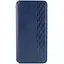 Кожаный чехол-книжка GETMAN Cubic (PU) для Motorola Moto G75 5G Синий - миниатюра 1