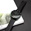 Безель і шкіряний ремінець Sikai для смартгодинника Xiaomi Watch S3/S4 Black-green - мініатюра 10