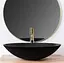 Умивальник Rea Della Black Matt накладний REA-U0274, Чорний матовий - мініатюра 4