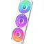 Вентилятор NZXT F420 RGB Core Fan Single Frame (RF-U42HF-W1) White - мініатюра 2