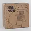 Стульчик для кормления Toti W-48406 (1) мягкий PU, мягкий вкладыш, 4 колеса, съемный столик, красный, в коробке - миниатюра 7