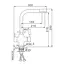 Змішувач для кухні Frap з виходом для питної води F4352-24 - мініатюра 8