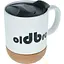 Керамічний кавовий кухоль OldBro classic White 400 мл з ізольованим корковим дном і кришкою - мініатюра 1