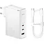 Мережевий зарядний пристрій Baseus GaN5 Pro Fast Charger 2C+U 140W White + Cable USB-C (CCGP100202) [96286] - мініатюра 2