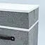 Короб для хранения Handy Home с пластиковой крышкой 33x23x22 см серый (EH-02L) - миниатюра 6