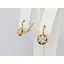 Золоті сережки Столична Ювелірна Фабрика з фіанітами. 110510 - мініатюра 3