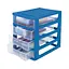 Модульний комод Hobby Box 4, 17x25x27h висувні ящики, синій - мініатюра 1