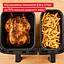 Мультипіч Tefal Dual EasyFry&Grill AirFryer чорний 2700 Вт (EY905B10) - мініатюра 5