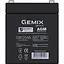 Акумуляторна батарея для ДБЖ Gemix AGM 12 V / 4.5 А*ч (GB12045) - мініатюра 2