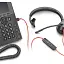Гарнитура Poly компьютерная моно On-ear Blackwire 3310-M USB-A USB-C однонаправленная Microsoft Teams черная - миниатюра 3