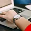 Наручний годинник жіночий Geneva Steel Silver Сріблястий (800) - мініатюра 8