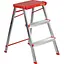 Драбина Rolser Taburete M/3 3 щаблі Rojo (MET3001-1009) - мініатюра 1