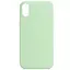 Чохол Epik Silicone Case Full Protective AA No Logo для Apple iPhone XS Max 6.5 Зелений/Pistachio - мініатюра 1
