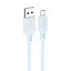 Дата кабель Borofone BX115 Lotto USB to MicroUSB 2.4A (1m) Blue - мініатюра 1
