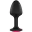 Анальна пробка Dorcel Geisha Plug Ruby M з кулькою всередині створює вібрації діаметр 3.2 см - мініатюра 1