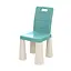 Дитячий пластиковий Стіл і 2 стільці 04680/7 бірюзовий - мініатюра 2