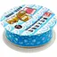 Декоративний скотч з орнаментом Bambi "Бант" №63(Blue) 1,8 см х 1 м - мініатюра 1