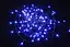Гірлянда світлодіодна нитка 10 метрів на ялинку Синя 140 лампочок Laplandia новорічна від мережі чорний провід (B.01.5В.140-) - мініатюра 1