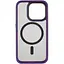 Чохол Epik TPU+PC Metal Buttons with MagSafe для Apple iPhone 15 Pro Max 6.7 Темно-Фіолетовий - мініатюра 3