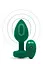 Анальная пробка B-Vibe Vibrating Jewel Plug M/L 10.5 см (зеленый) - миниатюра 3