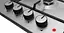 Варочная поверхность комбинированная Hansa 59 см чугун нержавеющая сталь - миниатюра 3