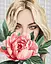 Набір для розпису по номерах "Барвиста поезія: Півонія" Ideyka 40х50 см КНО8599 - мініатюра 1