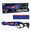 Бластер Blaze Storm із м'якими кулями, 20 зарядів, 80 см, синій - мініатюра 2