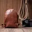 Компактна жіноча сумка через плече на два відділення з екошкіри Vintage 22783 коричнева - мініатюра 10